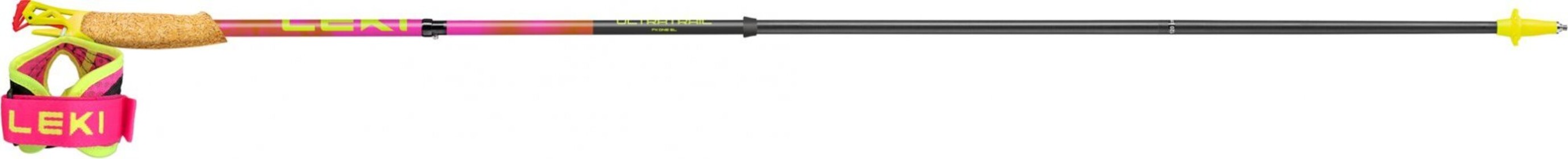 Leki Ultratrail FX. One SL neonpink-pastelloarange-neonyellow 125 cm