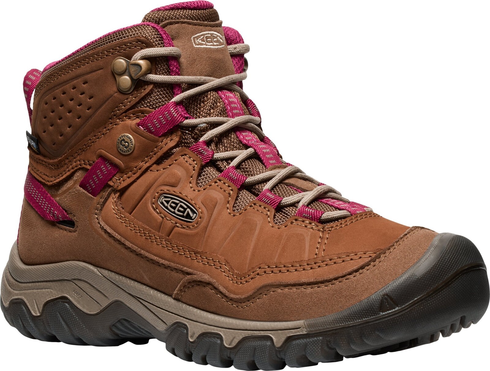 Keen Targhee IV Mid WP Women Bison/Beaujolais EU 38,5 / 241 mm