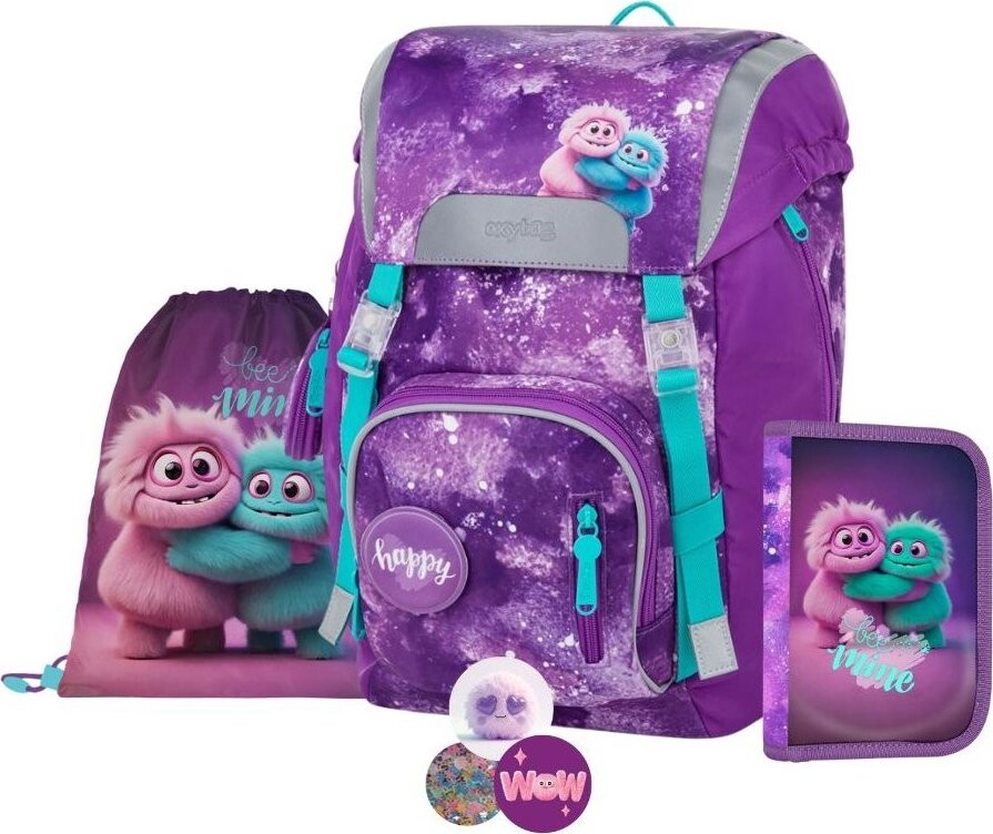 OXYBAG Školská sada 4 ks OXY SKY Monster
