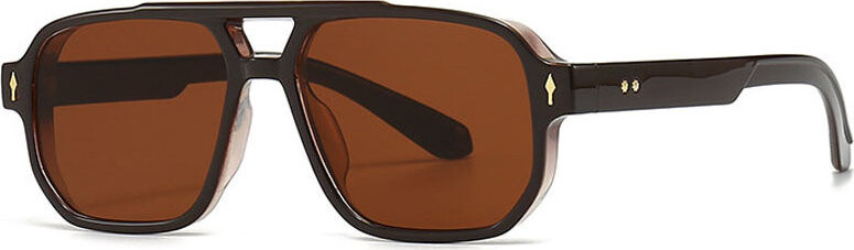 VeyRey Sluneční brýle Enkick hnědá obruba, hnědá skla