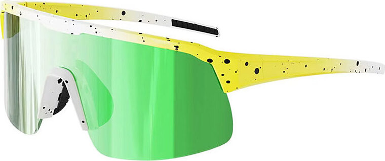 VeyRey fotochromatické sportovní sluneční brýle Endank žlutá obruba, zelená skla