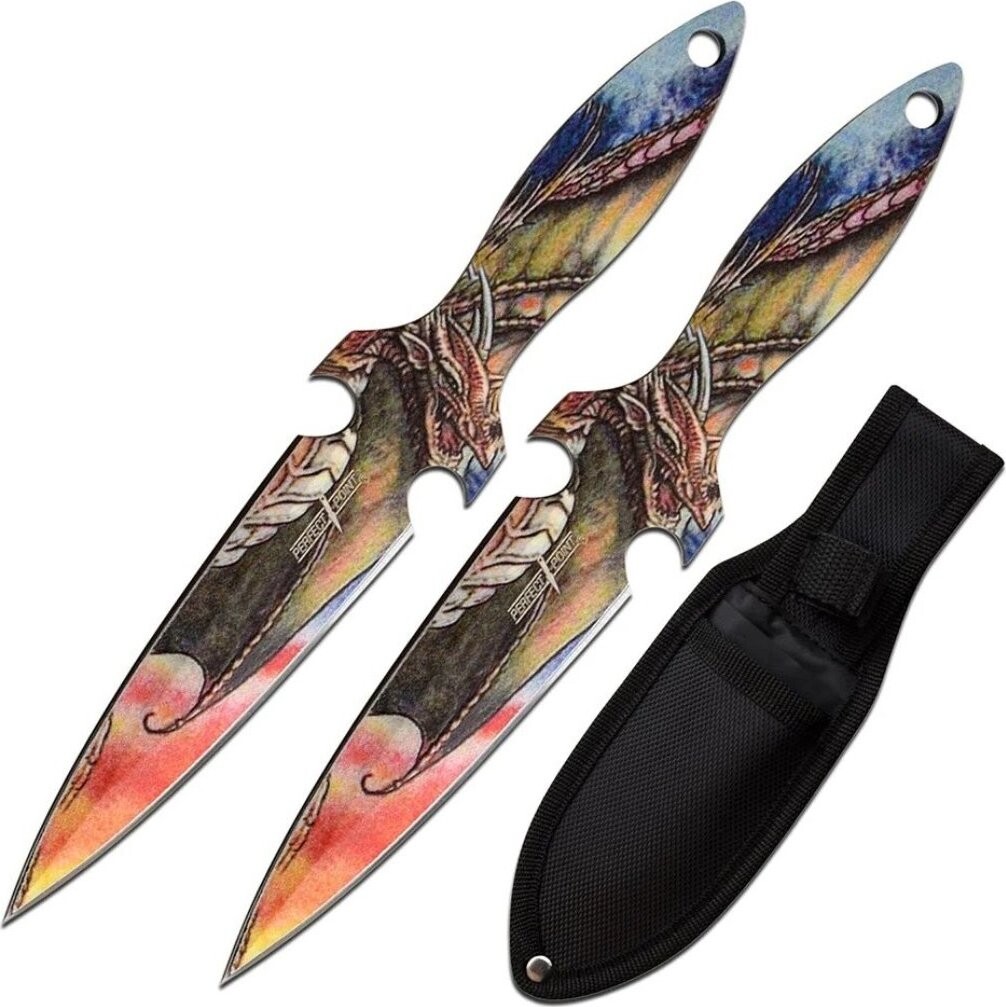 Perfect Point Sada vrhacích nožů Dragon Kunai, 2 ks