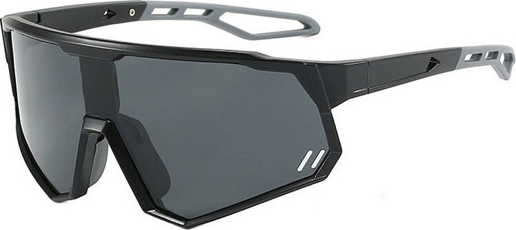 VeyRey Sportovní polarizační sluneční brýle Strasoo černá obruba, černá skla