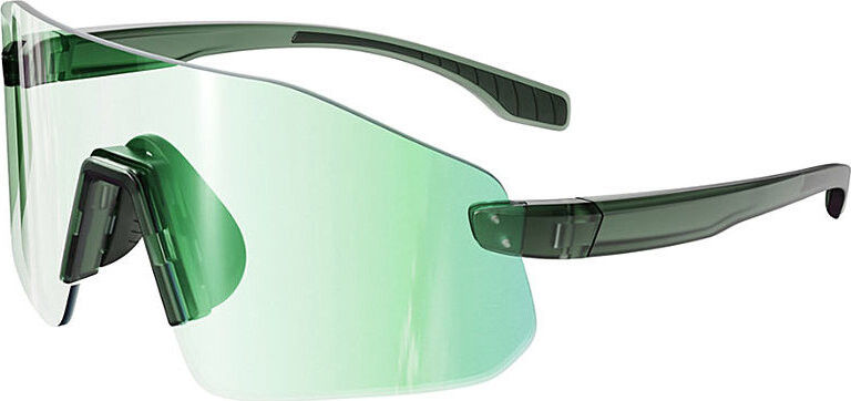 VeyRey fotochromatické sportovní sluneční brýle Dhur zelená obruba, zelená skla