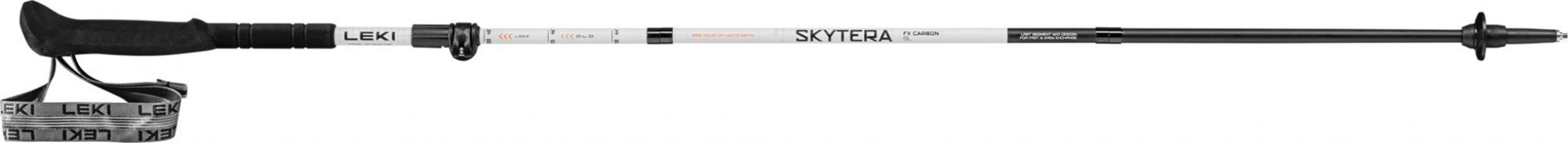 Leki Skytera FX Carbon SL white-black-orange 110 – 130 cm