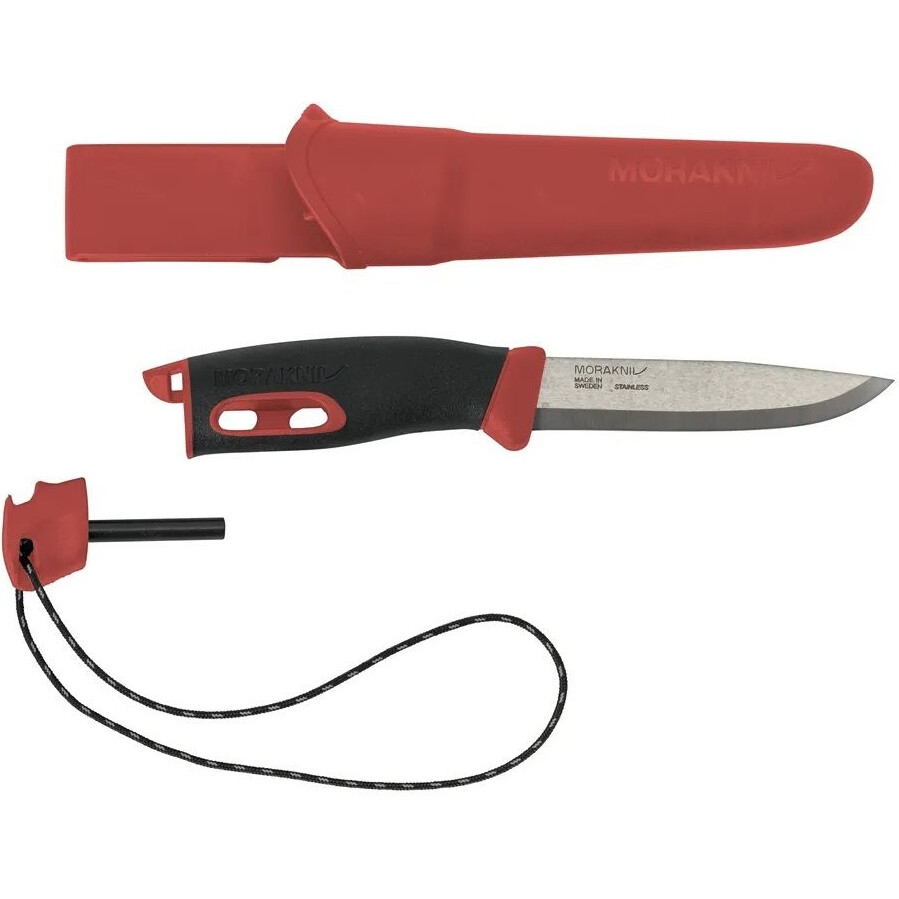 Nôž Morakniv Companion Spark S - červený-čierny