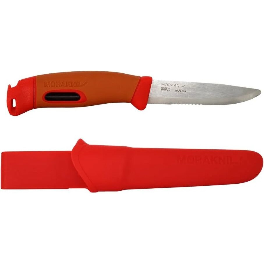Nôž pracovný Morakniv Companion Spark Emergency S - červený-oranžový