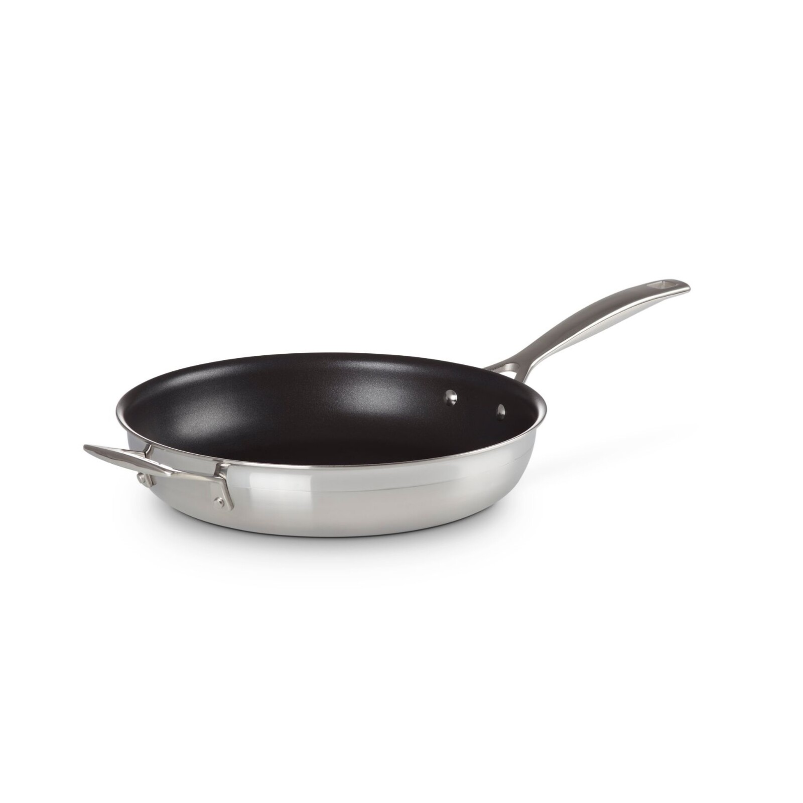 Nepriľnavá panvica CLASSIC 28 cm, strieborná, nerezová oceľ, Le Creuset