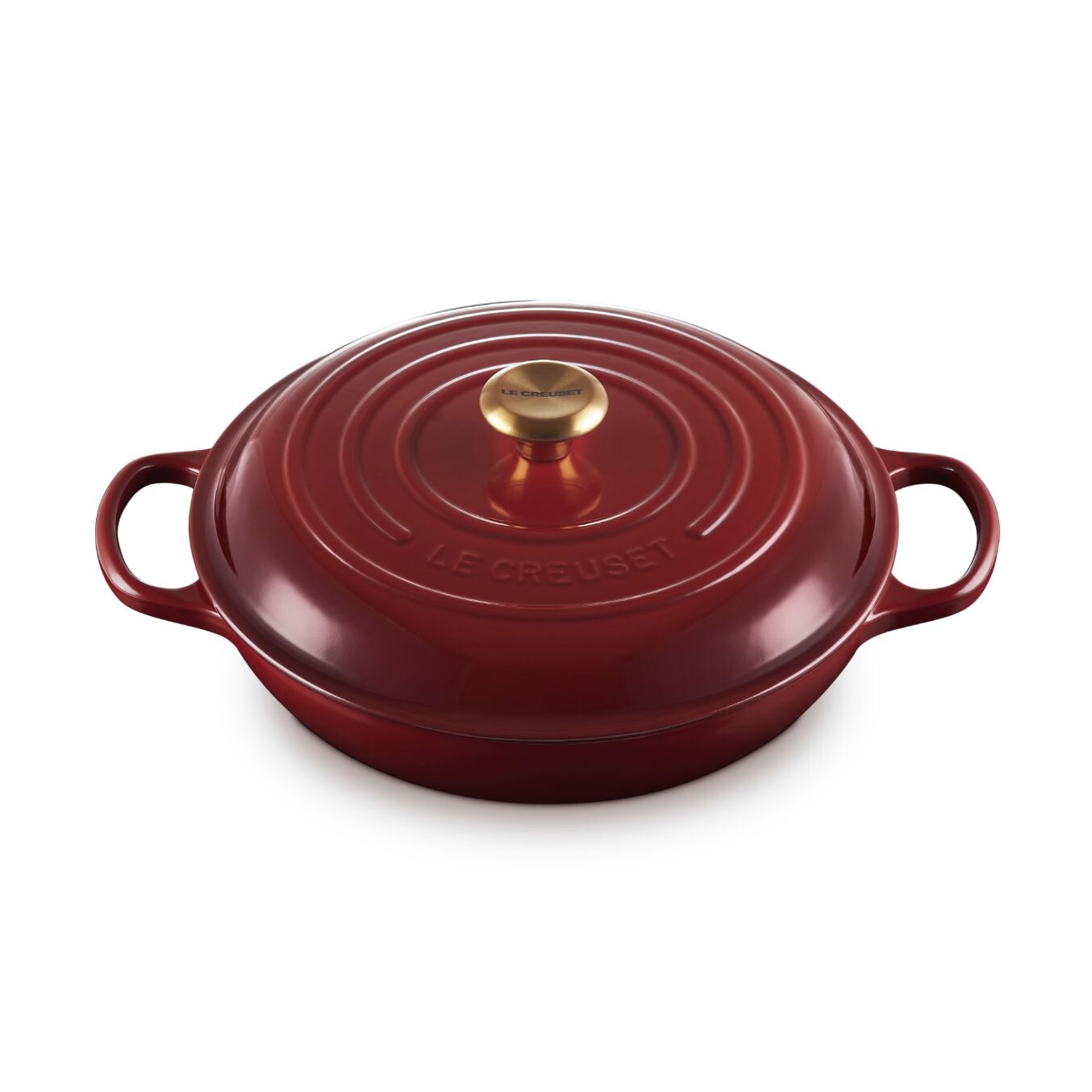 Kastról SIGNATURE 30 cm, 3,5 l, GARNET, liatina, Le Creuset