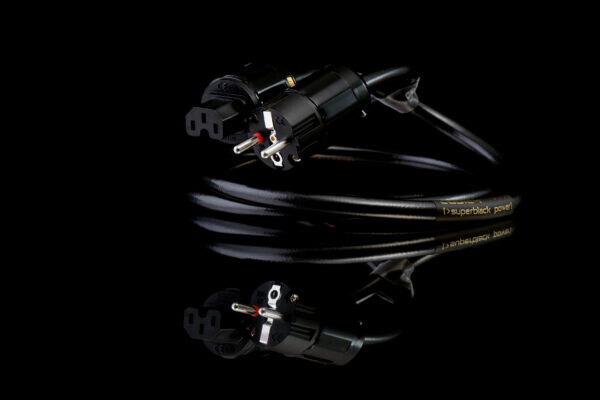 Cable4 SuperBlack POWER+ EU-IEC 1,5m