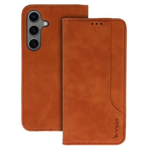 Puzdro Wonder Prime Book Xiaomi Redmi Note 12 4G - hnedé