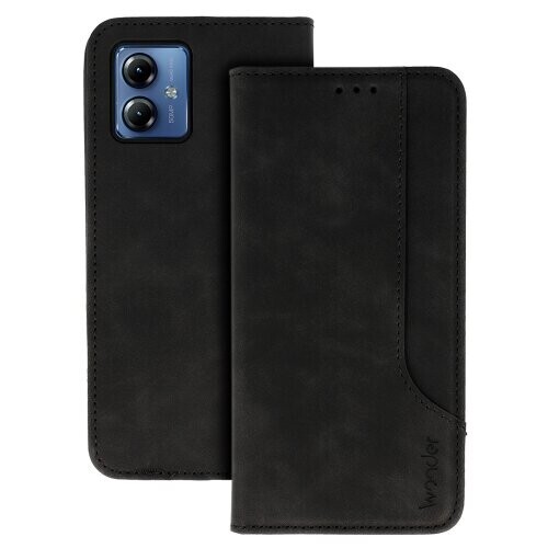 Puzdro Wonder Prime Book Motorola Moto G14 - čierne