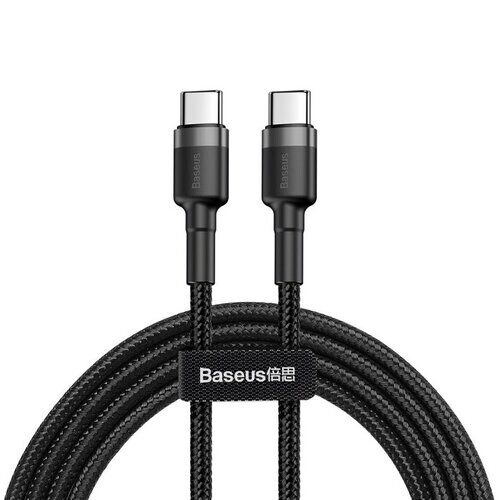 Baseus CATKLF-GG1 Cafule Kabel USB-C 60W 1m Gray/Black (Pošk. Balení)