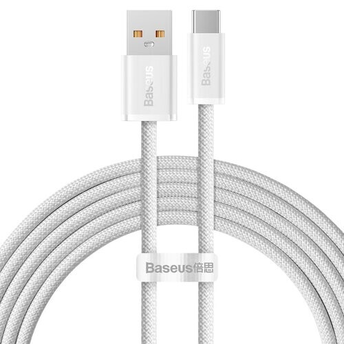 Baseus Dynamic Series Fast Charging Datový Kabel USB-A - USB-C 100W 2m White (Pošk. Balení)