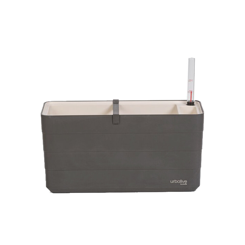 Plastia Truhlík Berberis 40 cm - sivá + béžová