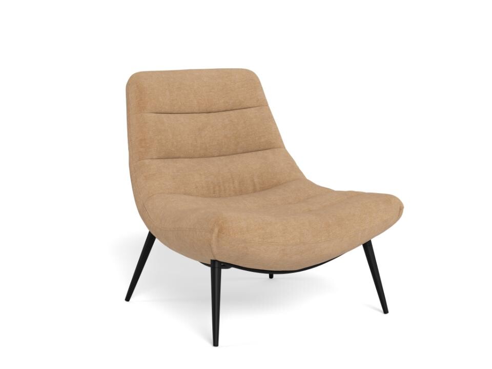 Lounge křeslo Milford světle hnědé