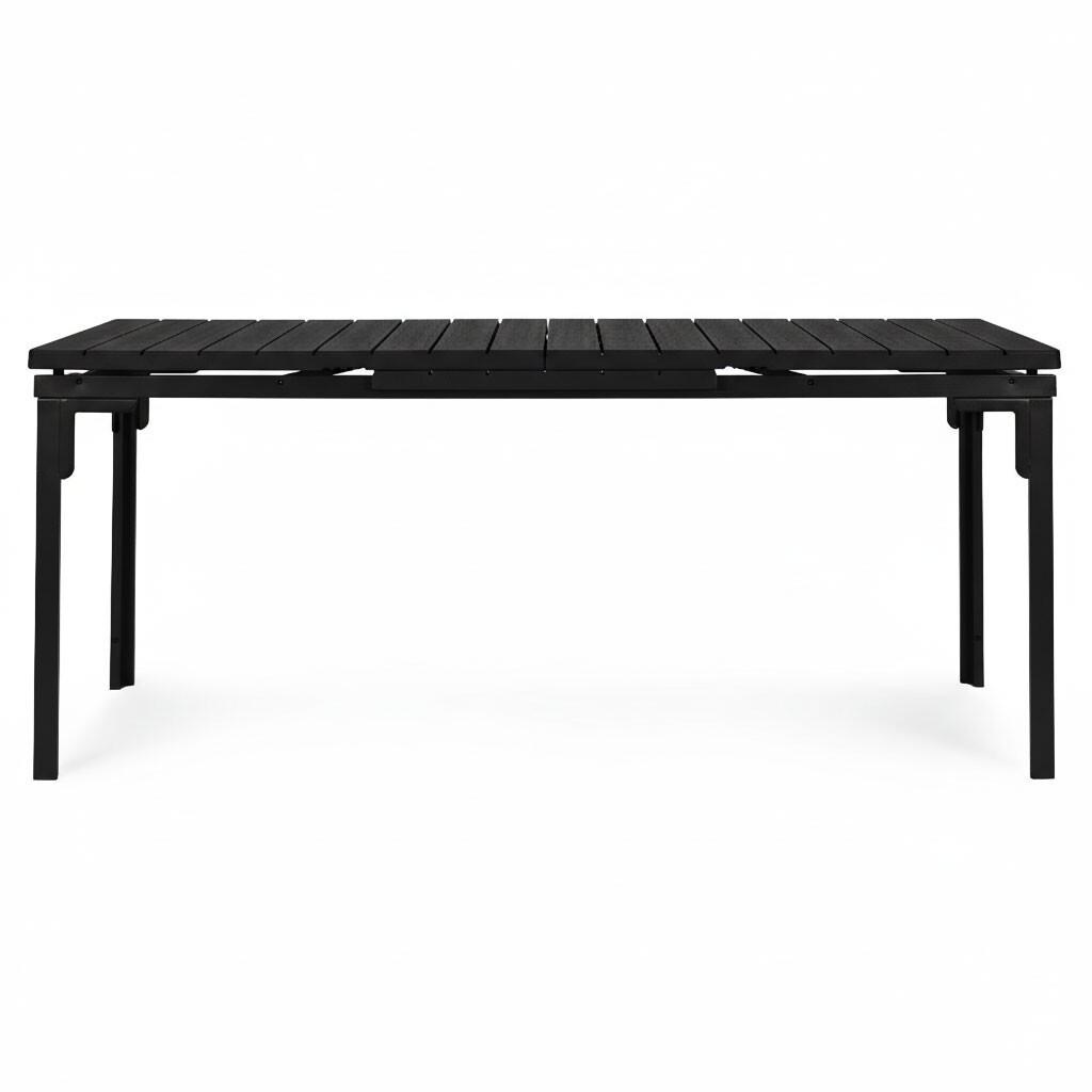Zahradní rozkládací stůl OSO 180/240 cm černý