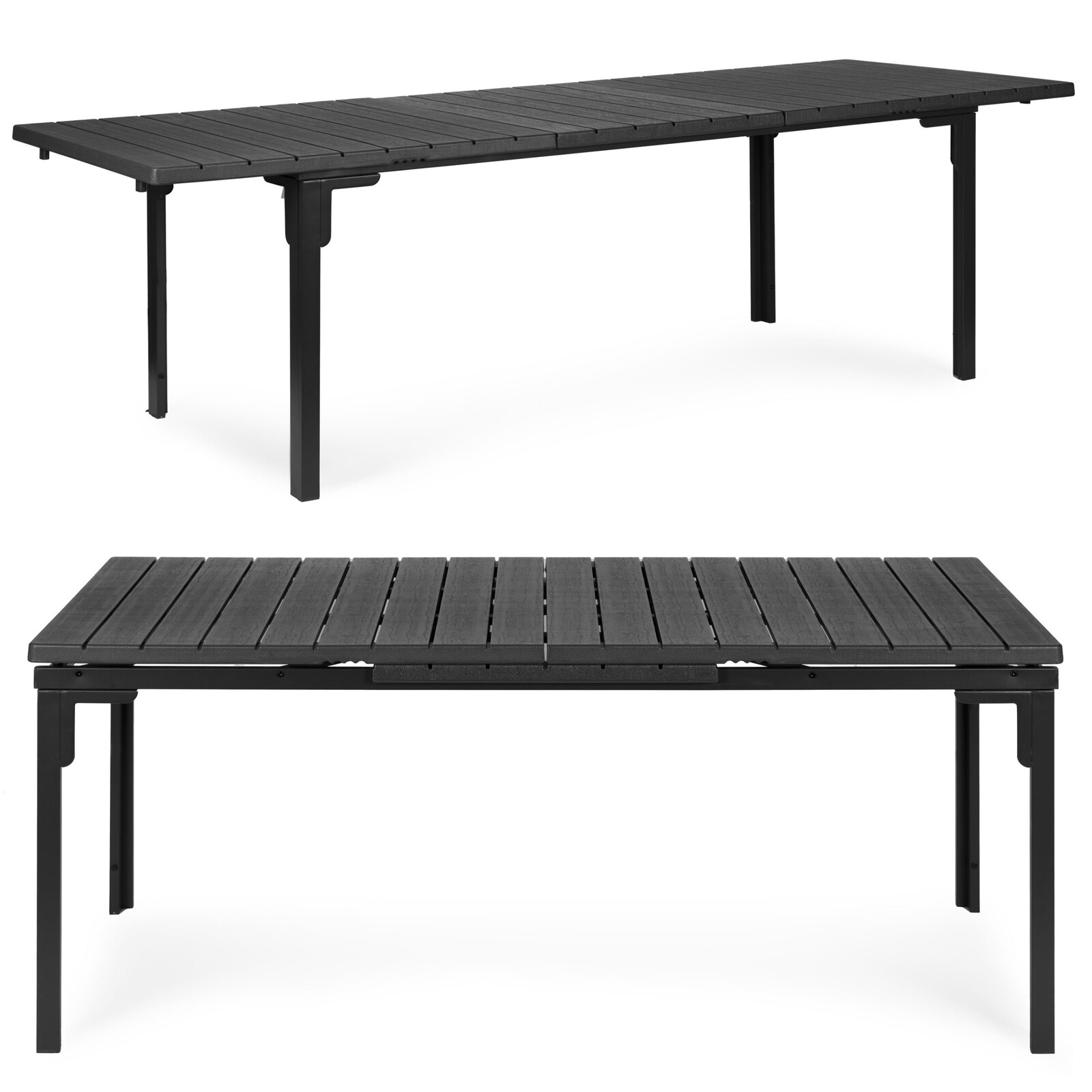 Zahradní rozkládací stůl OSO 180/240 cm šedý