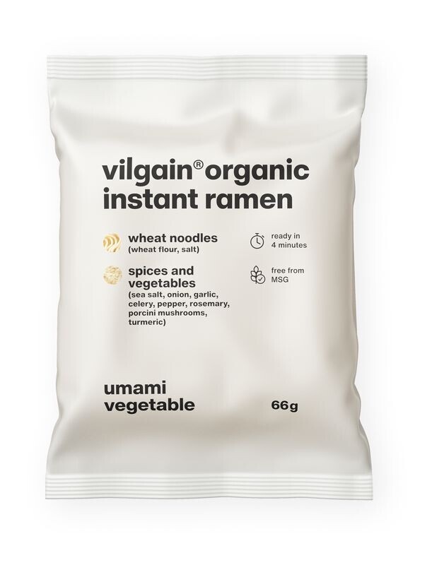 Vilgain Instantná rezancová polievka ramen BIO – 66 g