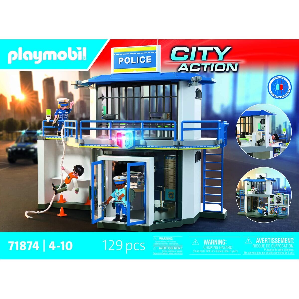 Playmobil Policajná služobňa s vyšetrovateľnou