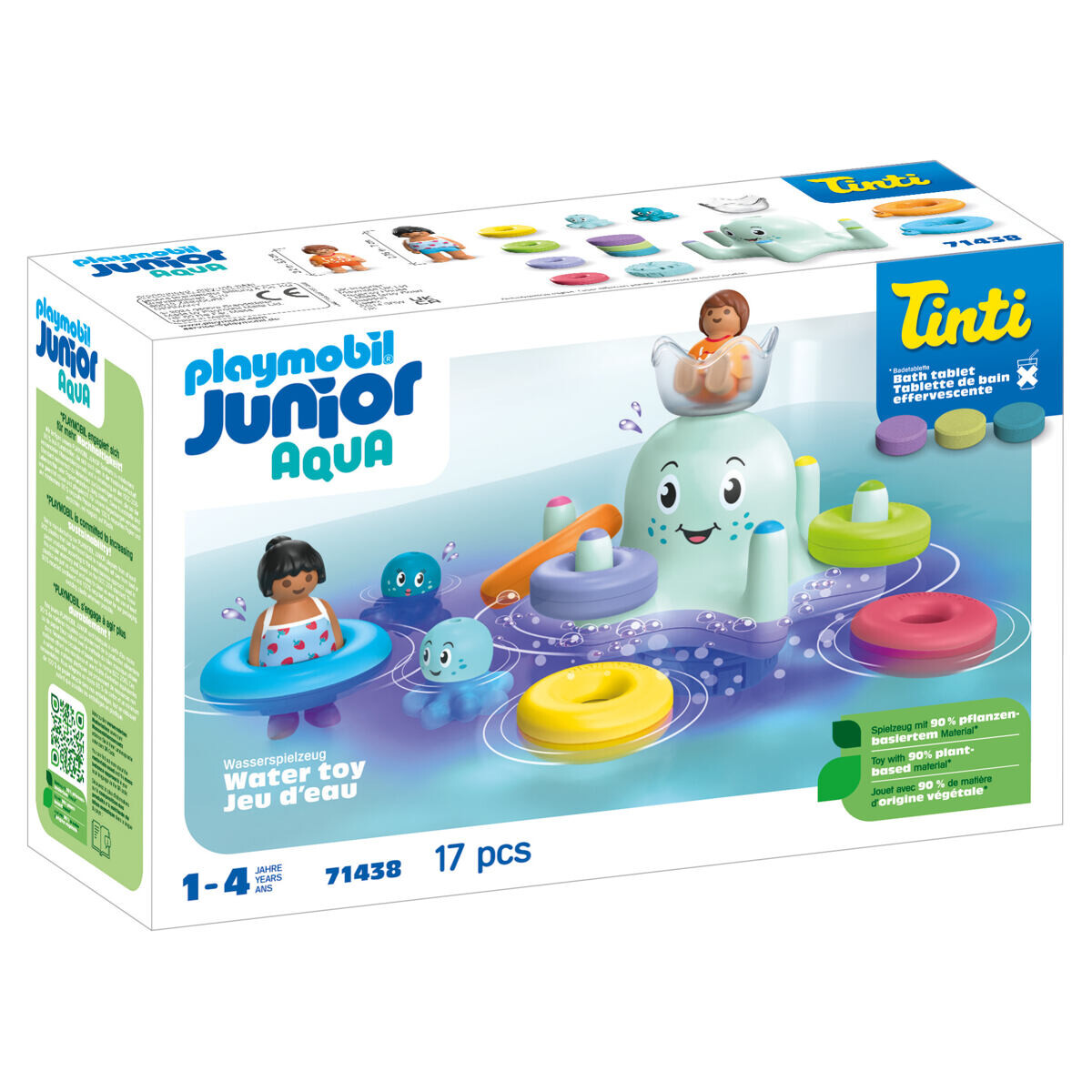 Playmobil Junior Aqua & Tinti: Junior & Tinti: Farebná chobotnica