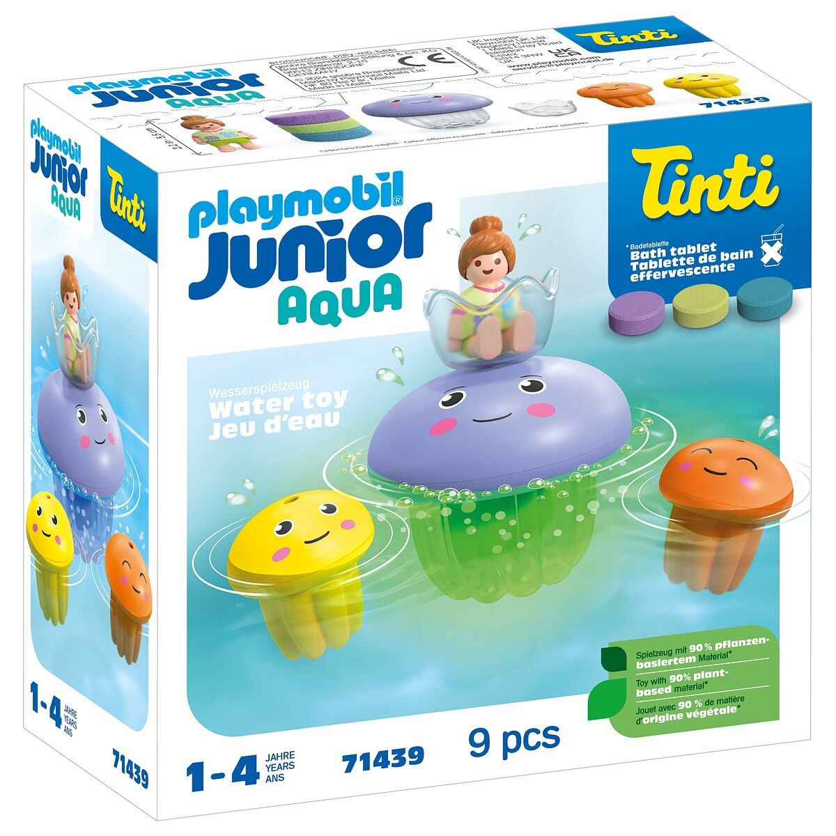 Playmobil Junior Aqua & Tinti: Junior & Tinti: Farebná rodina medúz