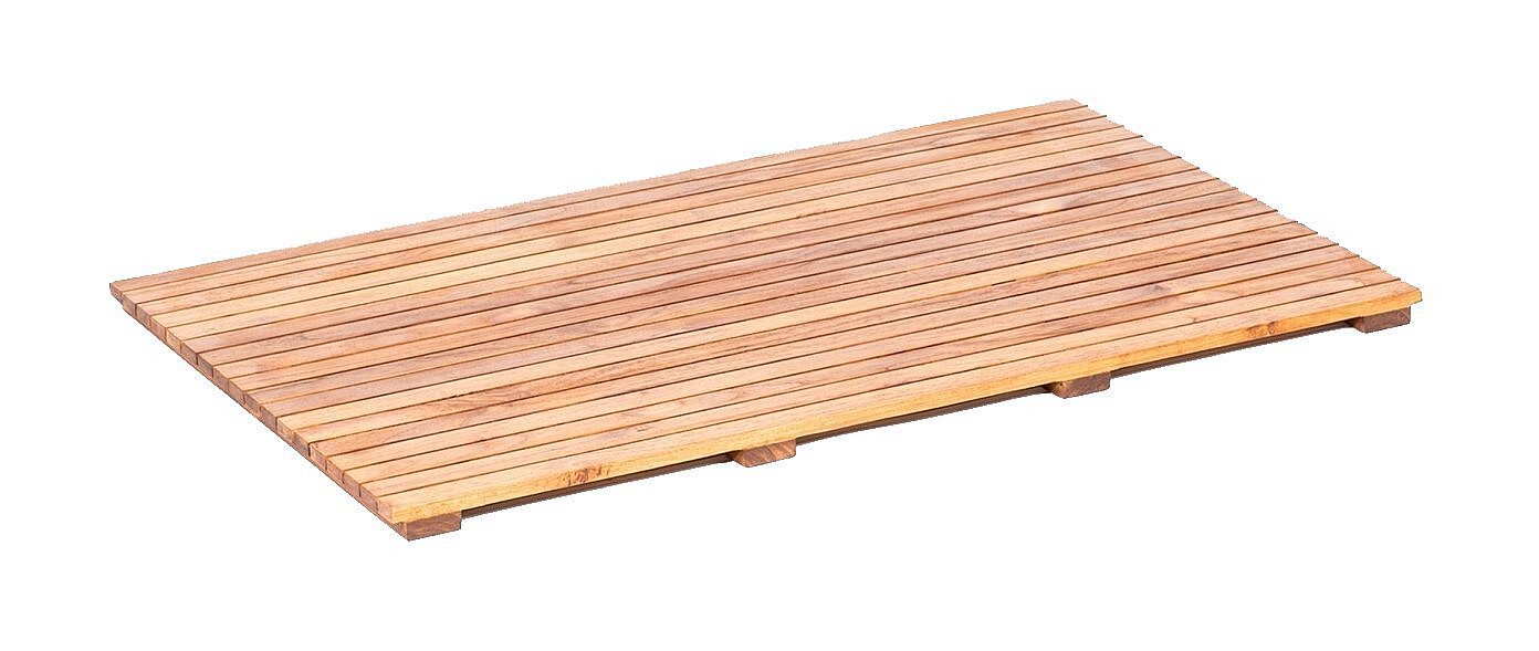 DEOKORK Teakový rošt PIANO 100 × 60 × 3 cm