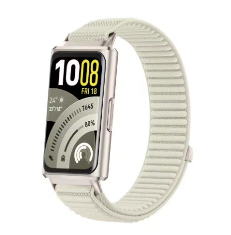 eses Nylonový remienok pre Huawei Band 11 a Huawei Band 11 Pro - Béžový