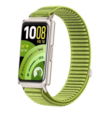 eses Nylonový remienok pre Huawei Band 11 a Huawei Band 11 Pro - Zelený