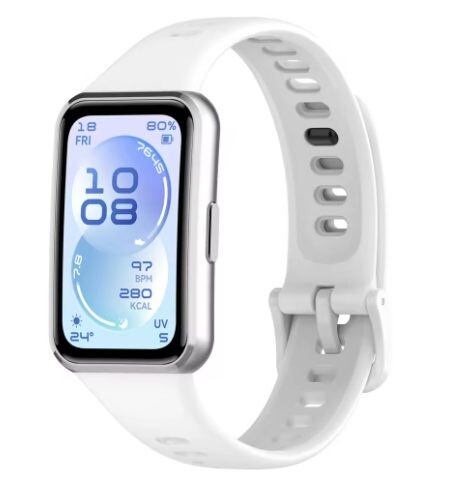 eses Silikonový remienok pre Huawei Band 11 a Huawei Band 11 Pro - Biely