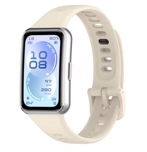 eses Silikonový remienok pre Huawei Band 11 a Huawei Band 11 Pro - Béžový