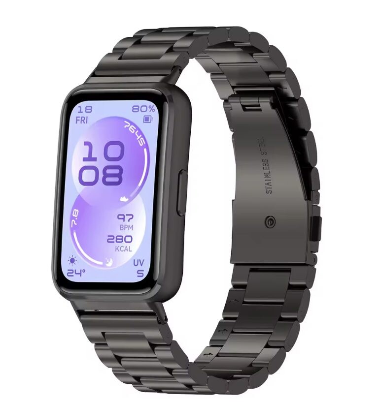 eses Kovový remienok pre Huawei Band 11 a Huawei Band 11 Pro - Čierny