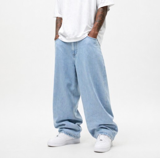 Nohavice Karl Kani OG K Relaxed Baggy Denim Bleached Blue - W 30