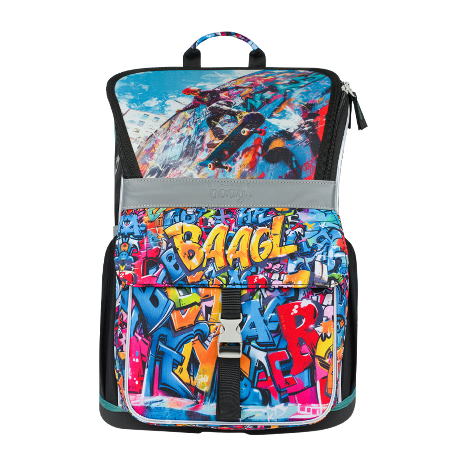 Školská aktovka BAAGL Zippy Skatepark - 18 L