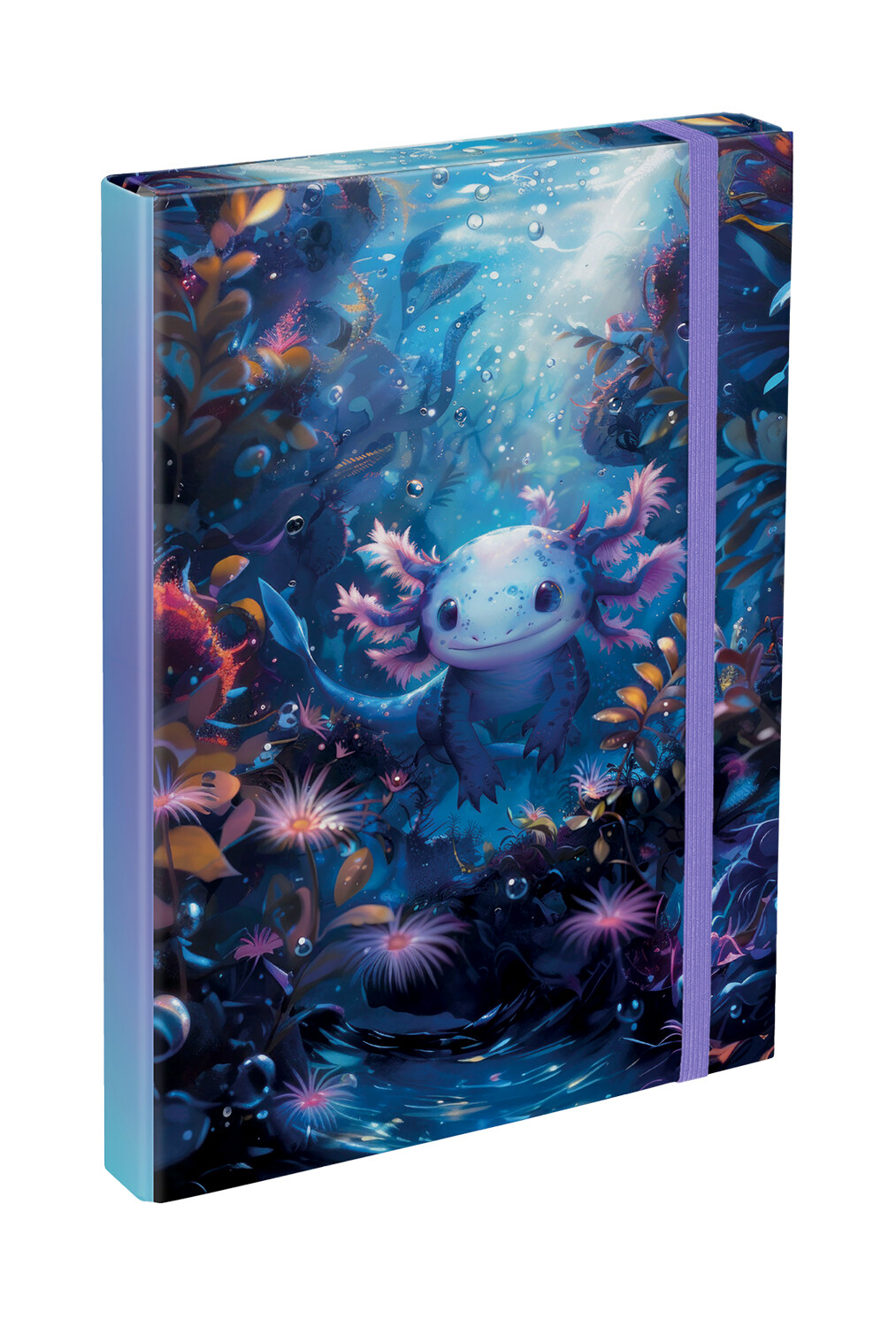 Dosky na školské zošity A4 BAAGL - Axolotl