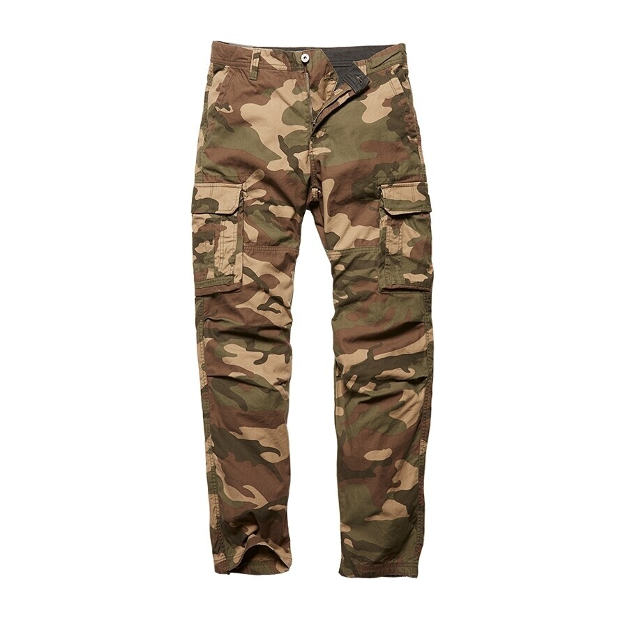 Nohavice Vintage Industries Reef - woodland, XS