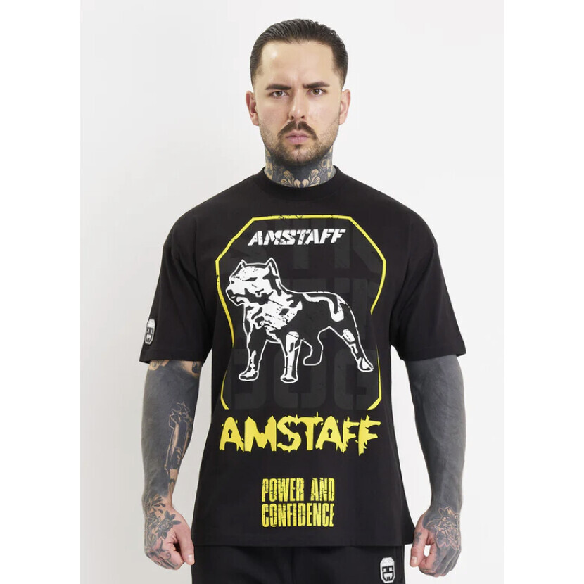 Tričko pánske Amstaff Solinor - čierne, M