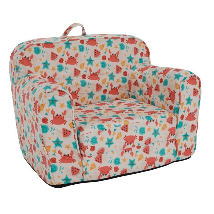 KONDELA Kidy rozkladací sedací vak mix farieb