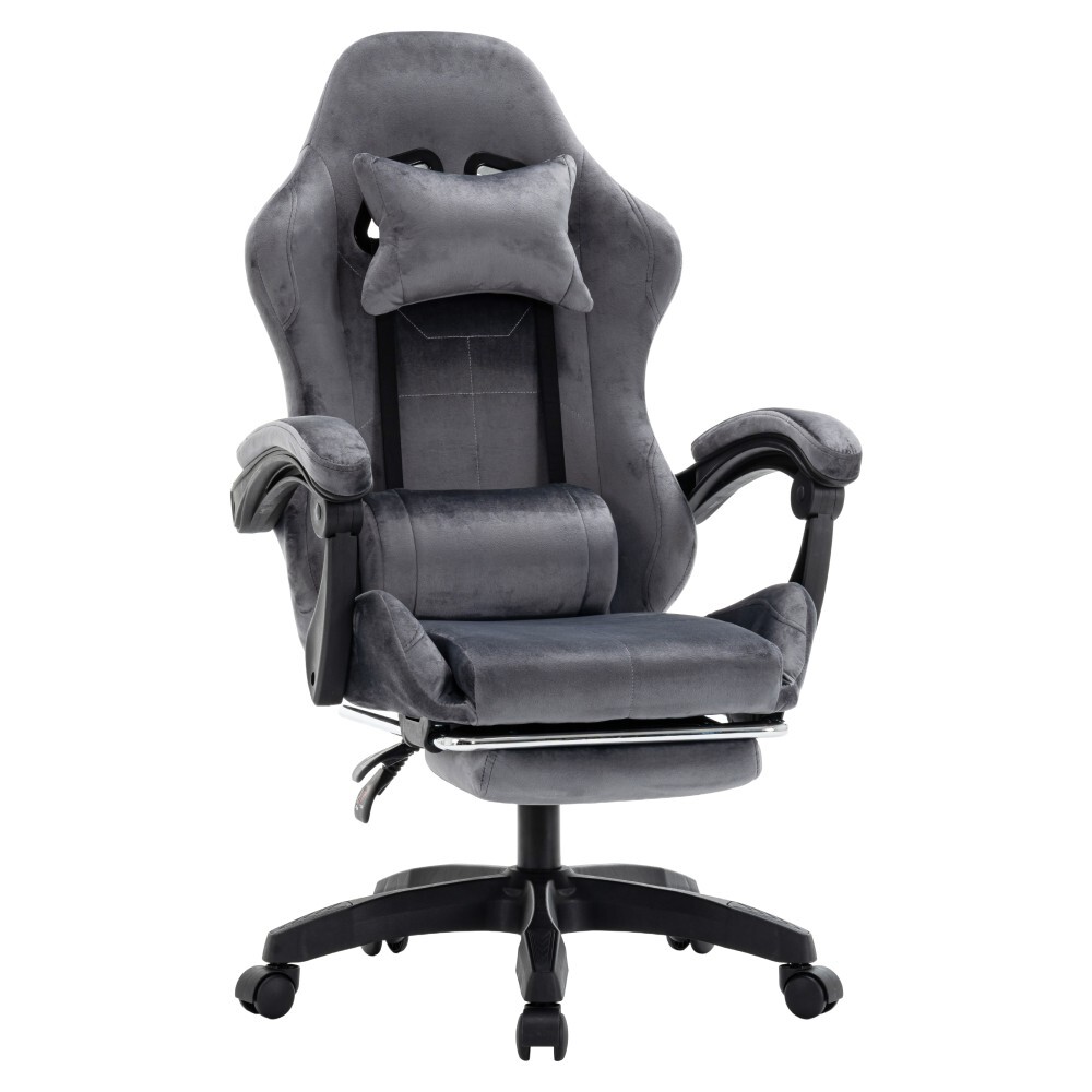 KONDELA Lopes kancelárske kreslo sivá / čierna