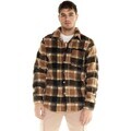 Vrchné košele Leone 1947 Man Jacket Sherpa Buttons Shades