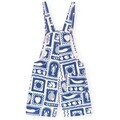 Módne overaly Favorite People  Positano Overalls - Blue/White