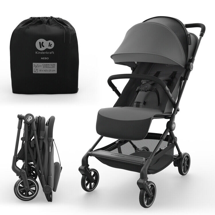 KINDERKRAFT Kočík športový Nebo Platinum Grey