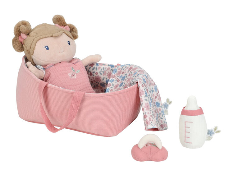 LITTLE DUTCH Bábika v košíku Rosa