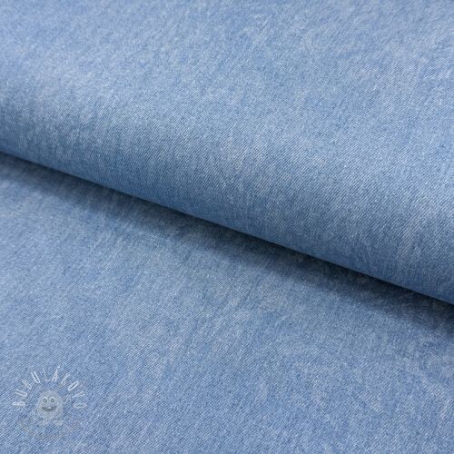 JEANS DENIM HEAVY Animal printed light blue