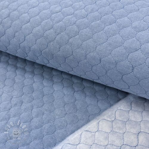 Prešívaná látka JEANS blue