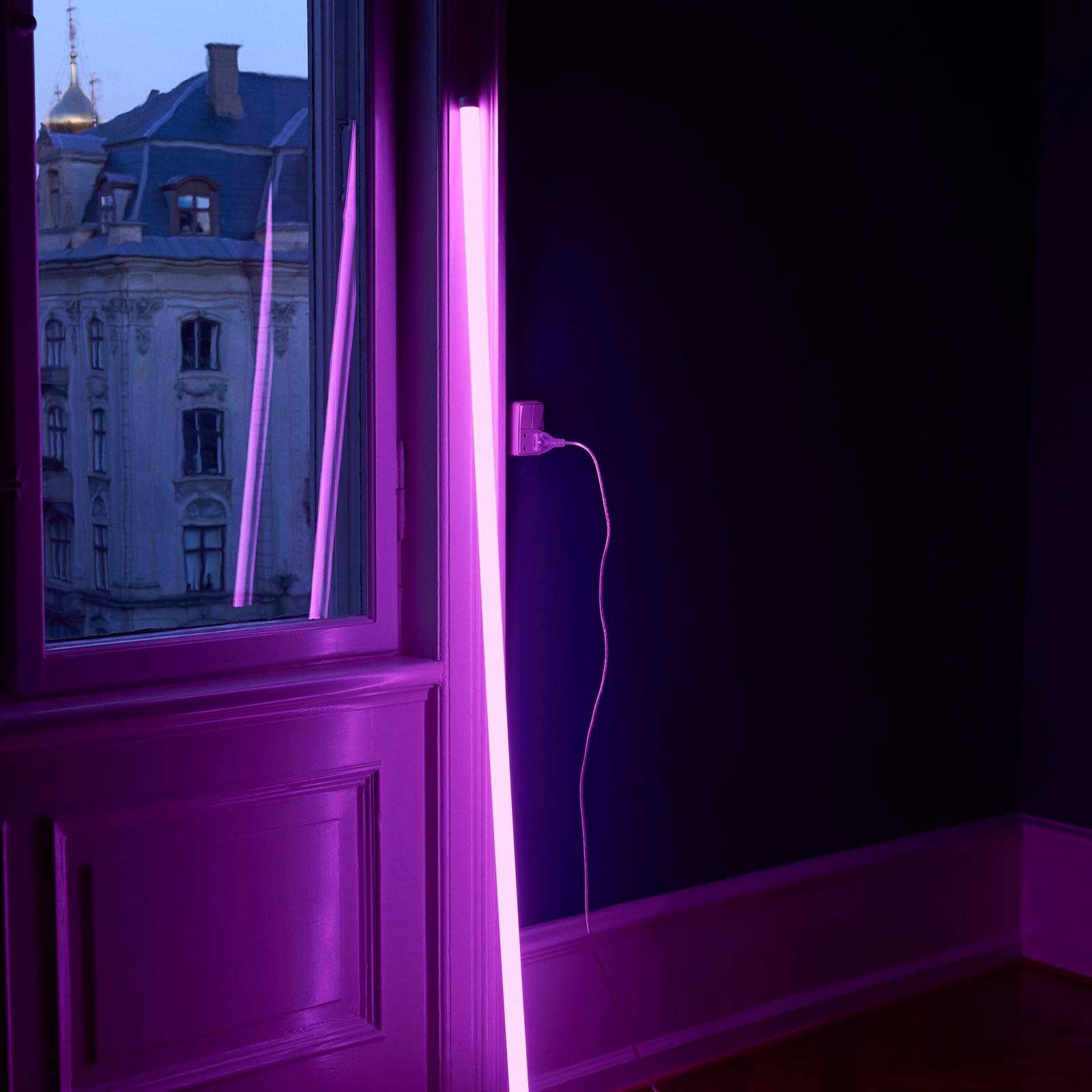 HAY LED trubica Neon Tube, ružová, PVC, dĺžka 1,5 m, zástrčka