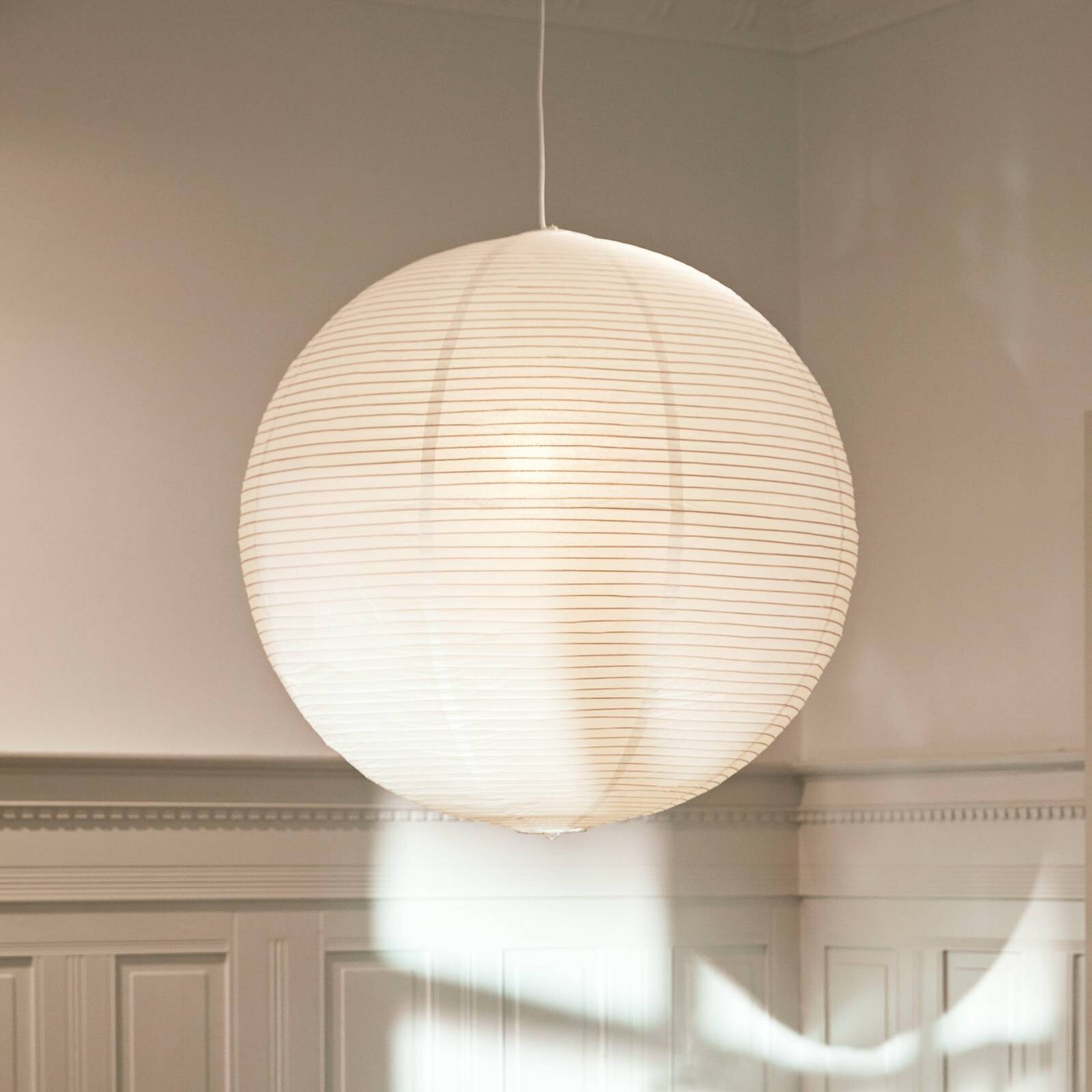 HAY tienidlo na lampu, Ø 50 cm, biele, papier/bambus