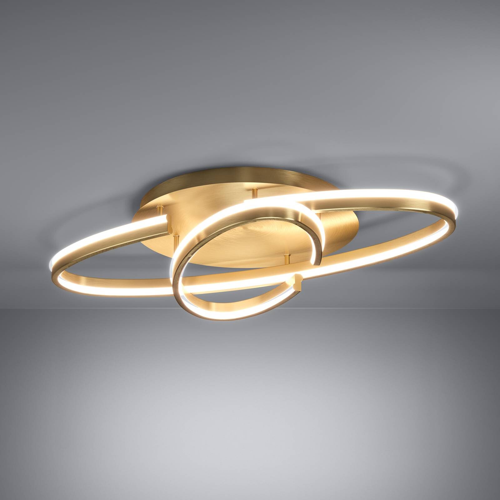 Stropné LED svetlo Stars of Light Bogado, zlaté, 75 cm, CCT, stmievateľné