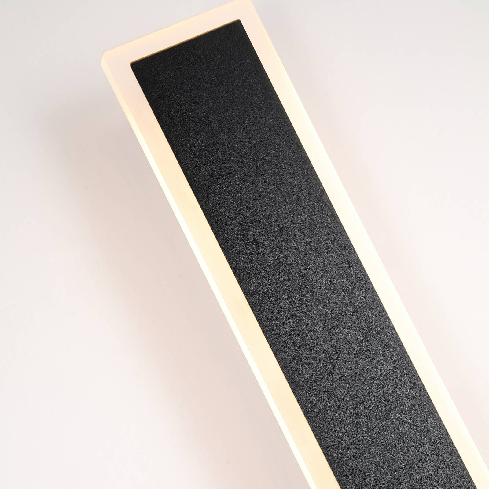 Vonkajšie nástenné svietidlo s LED osvetlením Bordo Square, výška 60 cm,
