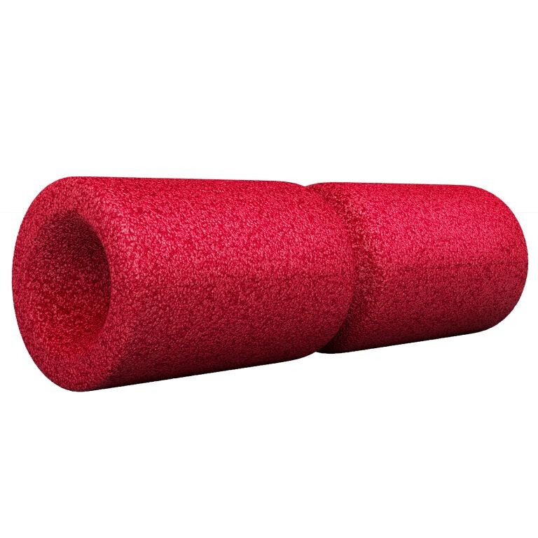 Gorilla Sports Masážny penový valec 38 x 13 cm, červený